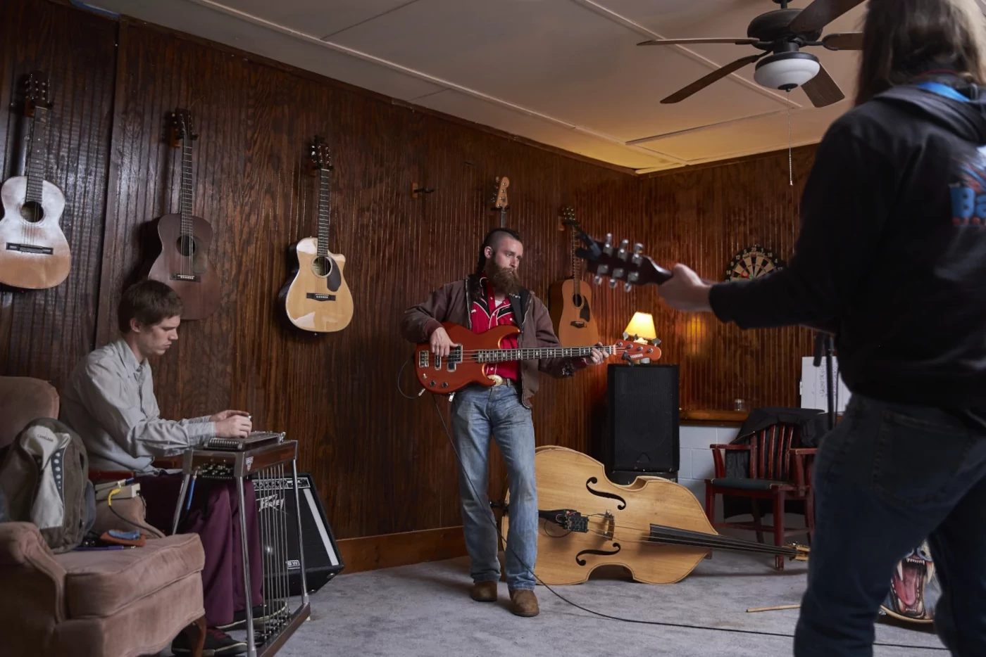 Zach and the two Bens jamming